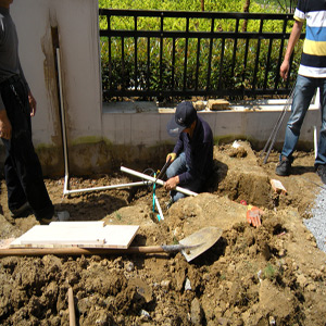 无锡别墅园林设计施工现场