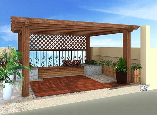 龙湖滟澜山屋顶花园