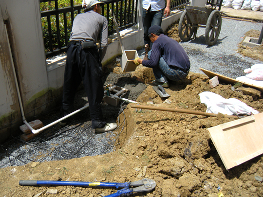 无锡别墅园林设计施工现场